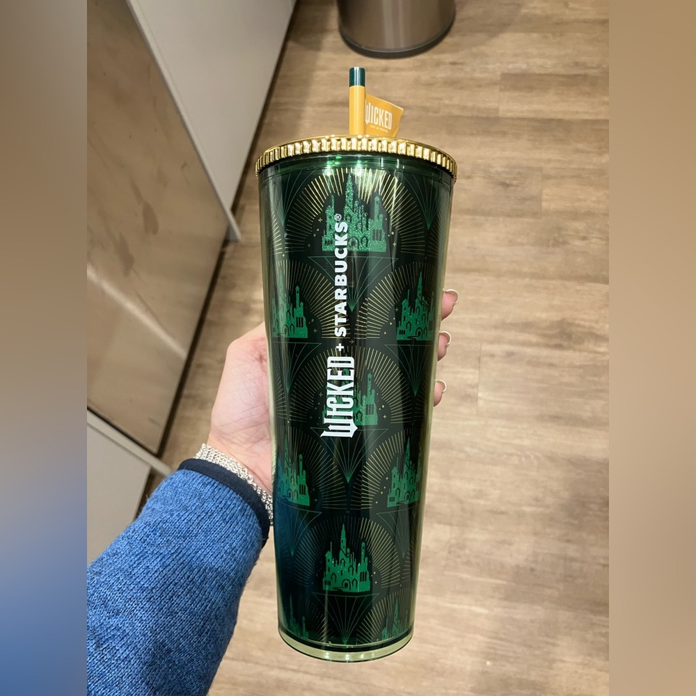 Starbucks Wicked Emerald City Metallic Green Cold Cup (24 oz.)